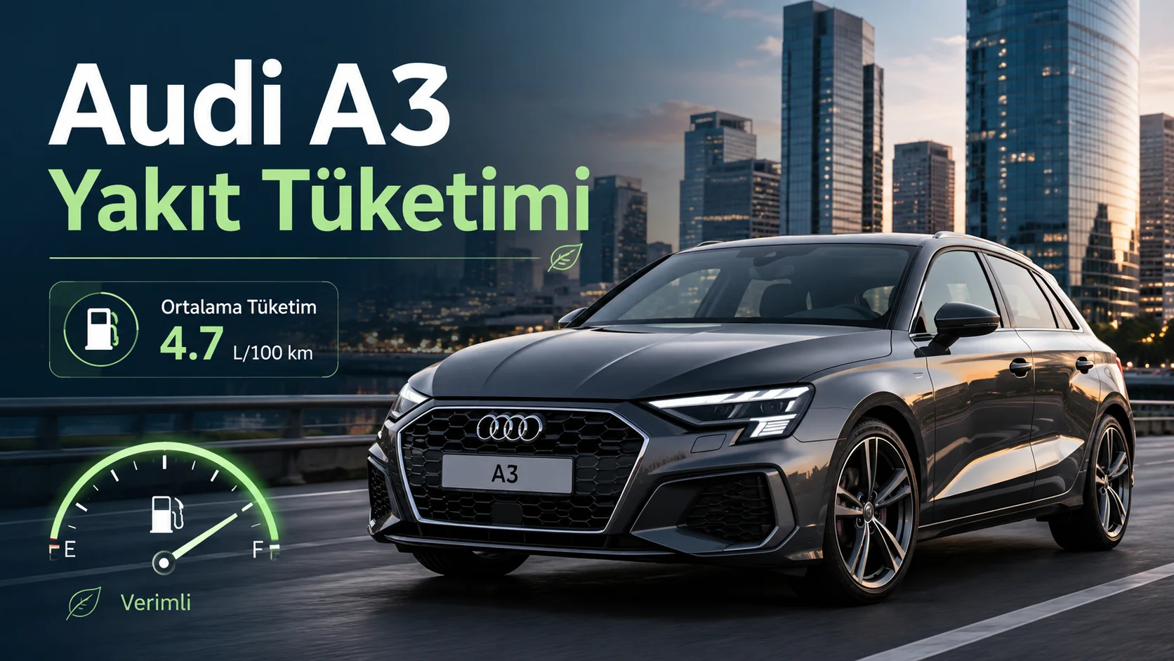 Audi a3 yakıt tüketimi makale görseli