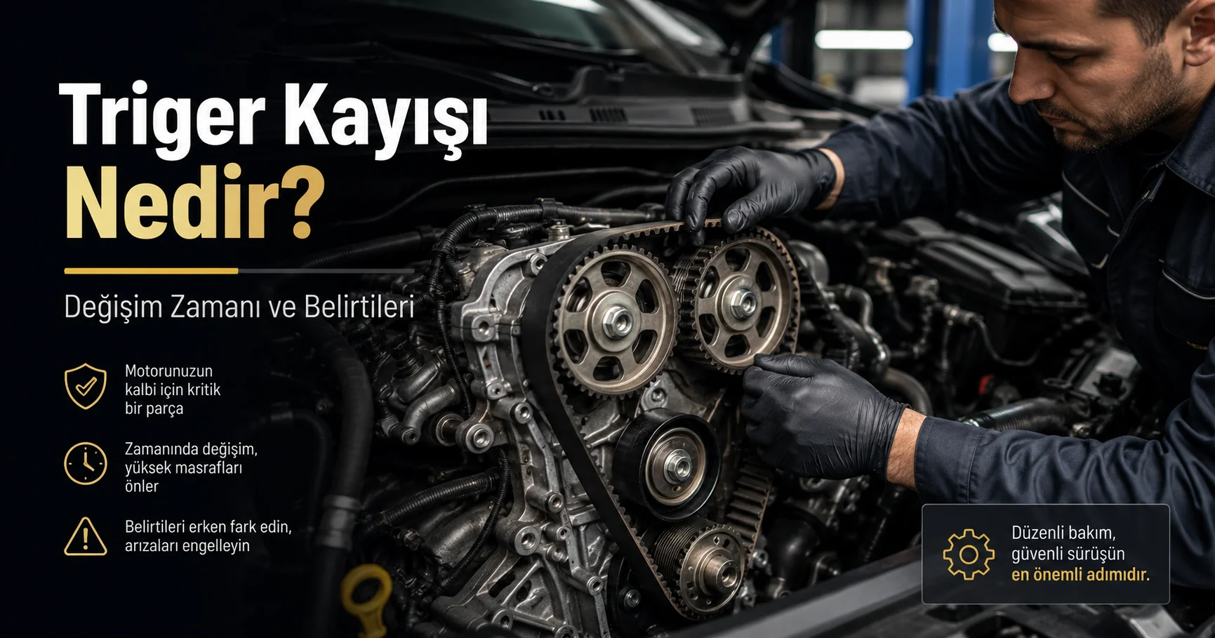 Triger kayışı nedir? Ne zaman değişir? Makale görseli