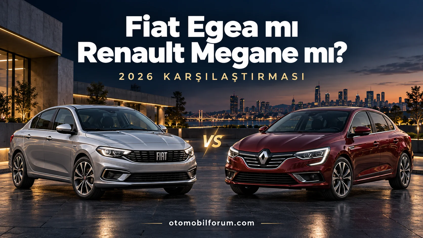 Fiat Egea ve Renault Megane Sedan 2026 karşılaştırması.